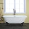 Aqua Eden 66 L, 30.13 W, White/Matte Black, Cast Iron VCTND663013NB0 - alternate 2